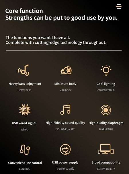 Lenovo Desktop Speakers Portable Small Speakers Computer Speakers Desktop Laptop Home Wired Mini Speakers Small Desktop Multimedia Laptop Speakers