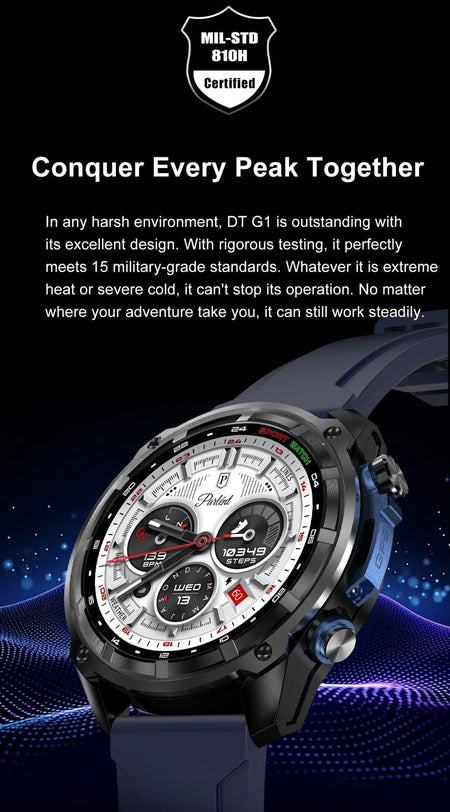 NEW 4GB Memory Video Player Smart Watch AMOLED With GPS Offline Maps Military Sports Smartwatch Men 30m Swim Waterproof Bracelet