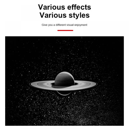 USB Car Atmosphere Projector Light Car Interior Ambient Light LED Starry Star Light Party Decor Romantic Saturn Galaxy Light