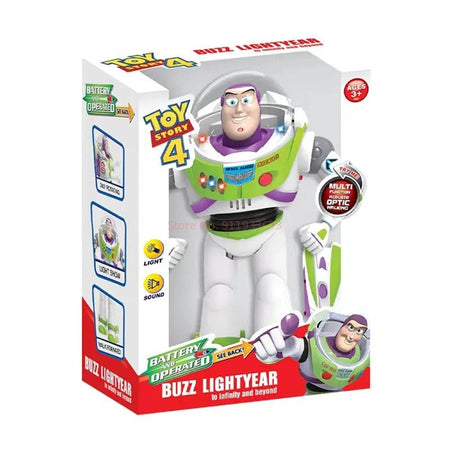 Disney Toy Story Buzz Lightyear Model Toys Piss Electric Walking Robot Doll Action Figure Toy Gift Birthday Toys Model For Kids