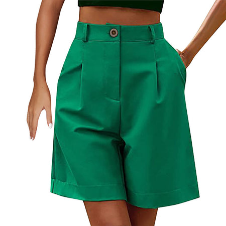 Women's Shorts With High Waisted Harajuku Shorts Casual Loose Buttons Bermuda Shorts For Women Summer Pants 2024 New