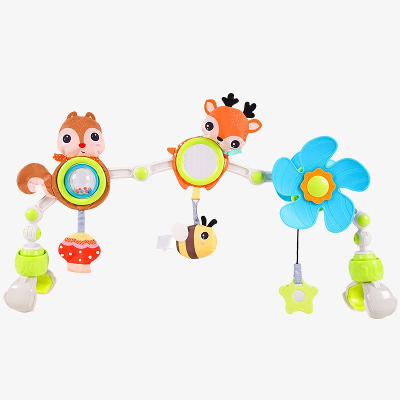 Baby Toy Toddler Cribs Cradles Hanging Bell Baby Stuff Newborn Stroller Stroller Play Arch Bed Toys for Babies 0 12 Months