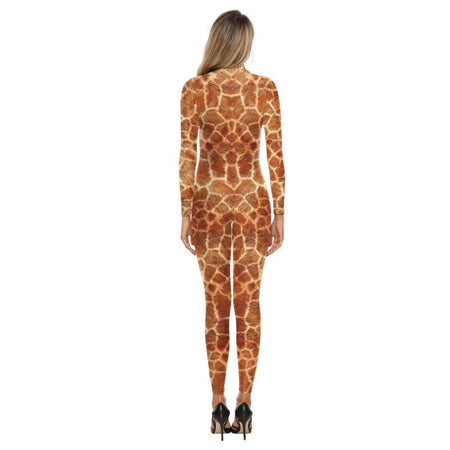 Halloween Animal Jumpsuit Snake Cosplay Costume Tiger Bodysuit Spandex Jumpsuit Party Carnival Stage Performance Dress Up