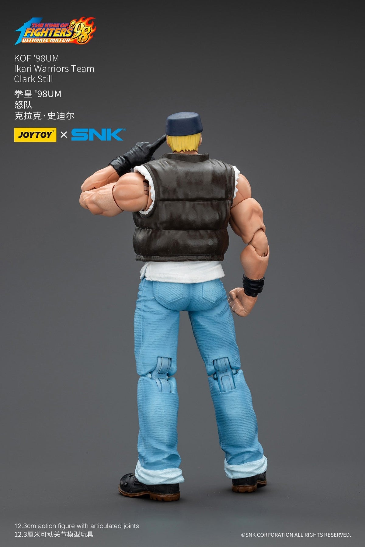 Warhammer SNK 1/18 Action Figures KOF 98UM Ikari Warriors Team Leona Heidern Ralf Jones Clark Still Stage Base-Japan Street