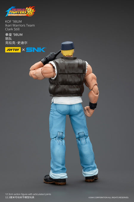 Warhammer SNK 1/18 Action Figures KOF 98UM Ikari Warriors Team Leona Heidern Ralf Jones Clark Still Stage Base-Japan Street