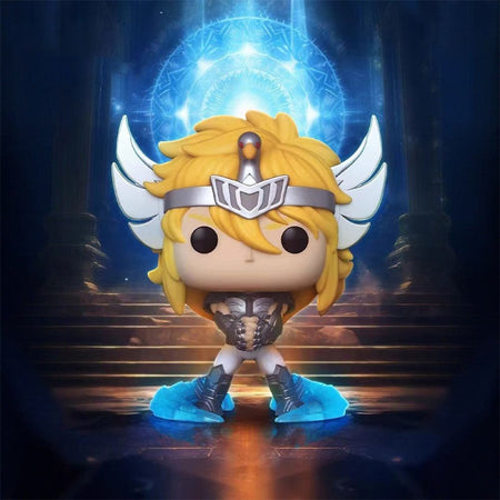 Funko Pop Saint Seiya Action Figure Cygnus Hyoga #808 Dragon Shiryu #807 Andromeda Shun #809 Phoenix Ikki #810 Vinyl Dolls Toys