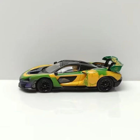 New In Stock Masdi 1:64 Mclaren Senna 1110 Special Edition Alloy Miniature Static Car Model Customized Boy Toys Gifts Collection