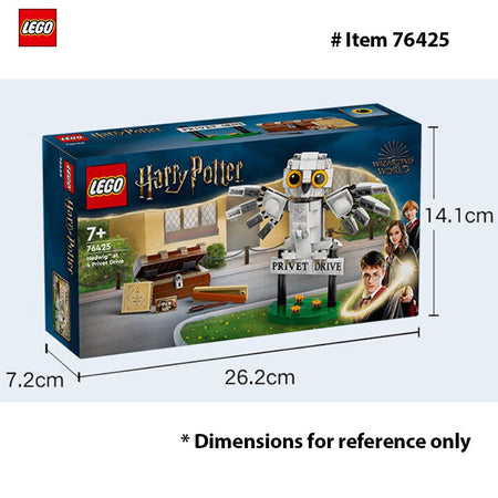 LEGO 76425 Harry Potter Hedwig at 4 Privet Drive, Buildable Fantasy Toy with a Harry Potter Owl Figure,  Gift Idea and Kids