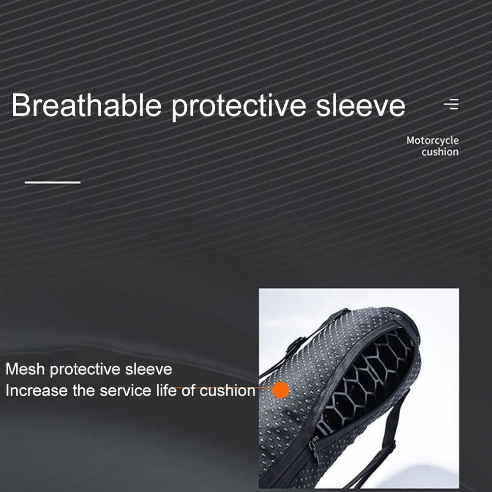 Pressure Relief Anti Slip Universal Comfortable Seat Cover Motorcycle Seat Cushion Gel Honeycomb Motorbike Accessories