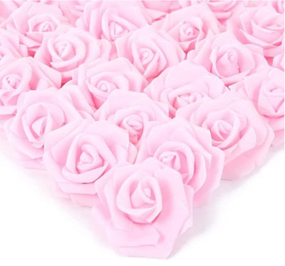 10/20/50Pcs Artificial Foam Rose Flowers PE Fake Flower for Home Room Dceor Wedding Party Halloween Thanksgiving Christmas Decor
