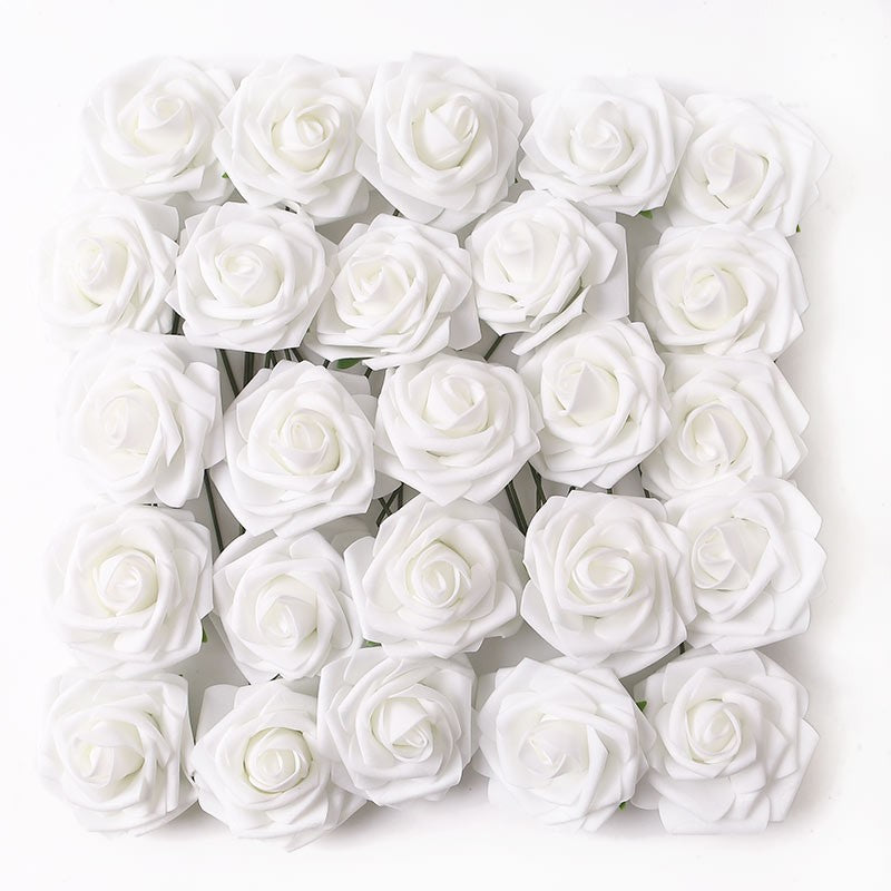 5/10/15/20/25Pcs Artificial Rose Flowers Wedding Decorations Centerpieces Arrangements Party Baby Shower Garden Home Decor Gifts