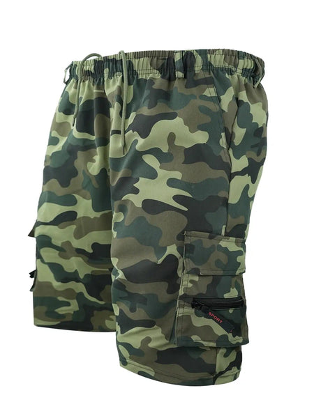 Summer Men's Military Cargo Shorts Mens Tactical Pants Casual Big Pocket Outdoor Sports Slacks Cargo Panels Trousers for Male
