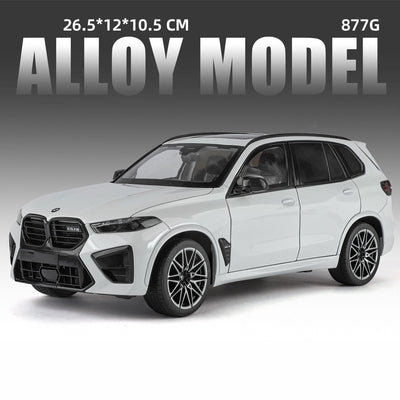 NEW 1:18 BMW X5M X5 F95 SUV Alloy Car Diecasts & Toy Vehicles Car Model Miniature Scale Model Car For Children