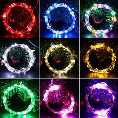 USB String Lights 8 Function Remote Control LED Fairy Lights Christmas Garland for New Year Wedding Party Tree Garden Decoration