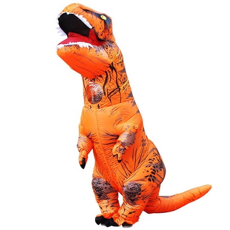 T-Rex Dinosaur Inflatable Costume Purim Halloween Party Cosplay Fancy Suits Mascot Cartoon Anime Dress for Adult