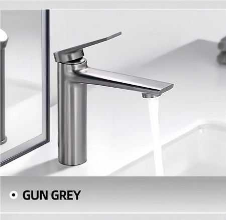 VGX Bathroom Faucets Luxury Gold Basin Mixer Sink Faucet Gourmet Washbasin Tapware Hot Cold Water Tap Brass Chrome Black Grey