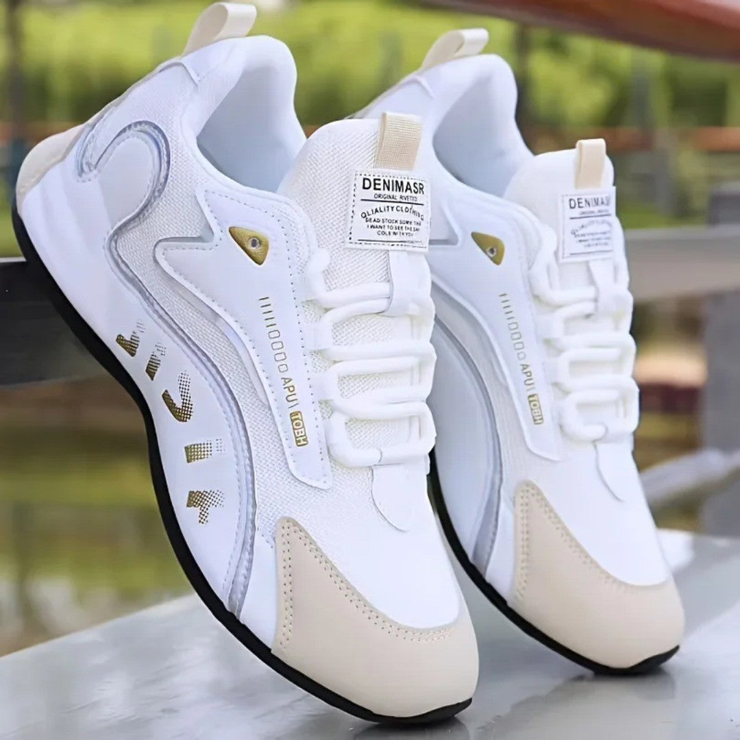 Men's summer mesh sneakers, low-top casual vulcanized shoes, men's soft and comfortable sports running shoes, men's shoes