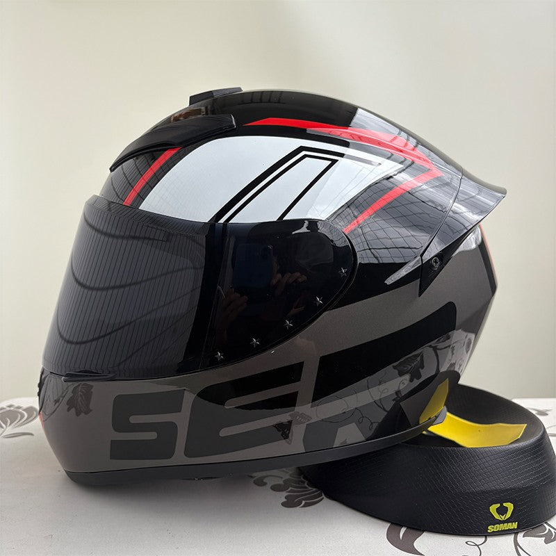 Full Face Motorcycle Helmet Men Women DOT Winter Safety Anti-Fog Waterproof Riding Motorbike Helmet Casco Motocross