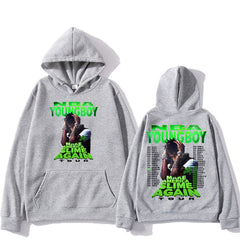"YoungBoy Never Broke Again Tour 2025" Singer pattern printed men's hoodie fashionable casual hoodie High-quality hoodie