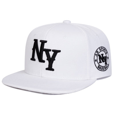 Unisex NY Letter Embroidery Hip-hop Hats Spring and Autumn Outdoor Adjustable Casual Baseball Caps Sunscreen Hat Sports Cap