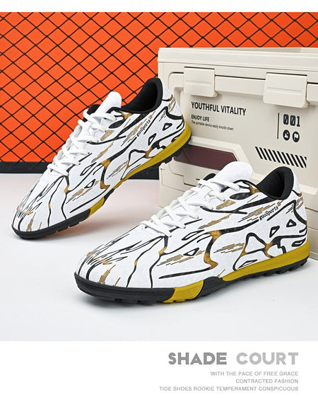 Unisex Youth Soccer Cleats Lightweight Football Shoes for Match Training Enhanced Grip Durable FG TF Comfortable Breathable
