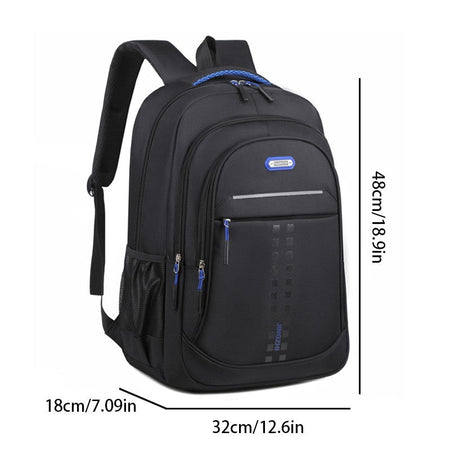 Men's and women's backpack Oxford waterproof backpack Business computer bag Leisure travel backpack High school student backpack