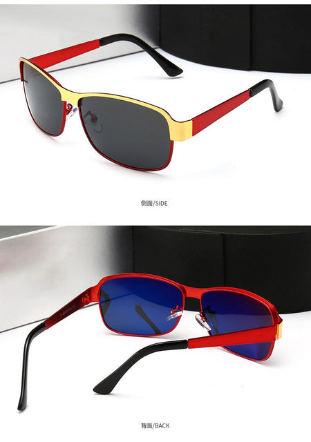 Audi Retro Oval UV400 Polarized Sunglasses for Men Women Motorcycle Glasses Anti-Glare Outdoor Adventure Shades 554