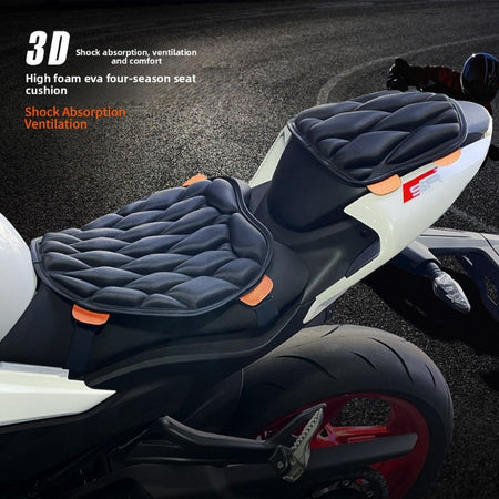 Motorcycle Seat Cover 3D Comfort Air Seat EVA Cushion Cover Waterproof  UV Heat Resistant Universal e-bike scooter motorcycle