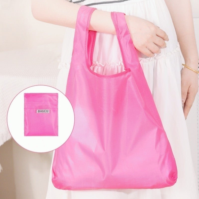 Folding 1pc shopping bags, eco-friendly portable handbags, portable bags for supermarkets and markets