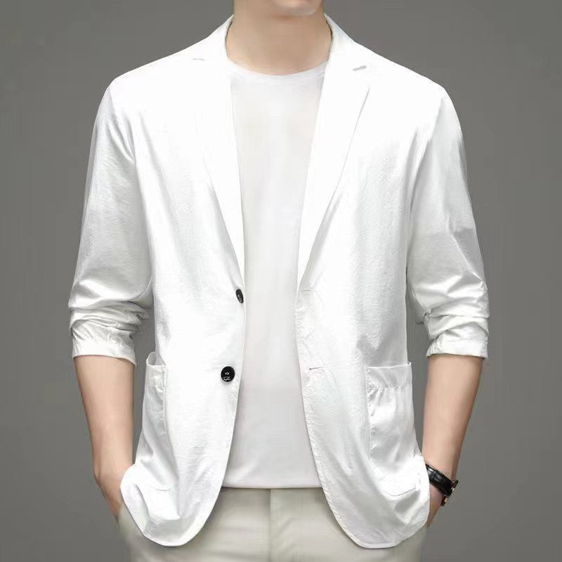 Fashion Male Cotton Work Wear Brand Business Clothes Size M-7XL High Quality Casual Traje De Hombre Gentleman Korean Formal Suit