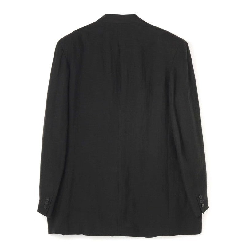 WVGA Spring Autumn New Man Tide Yamamoto Trendy Linen Blazer Niche Chic Casual Turn-Down Collar Long Sleeve Suit Coat Ins W13673