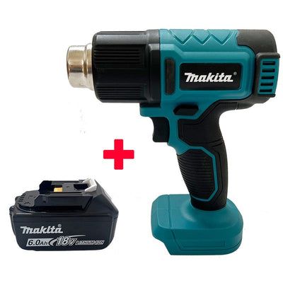 Makita Digital Display Electric Air Guns Cordless Heat Gun 2 Nozzles Industrial Shrink Wrapping Hot Air Gun for 20V Battery