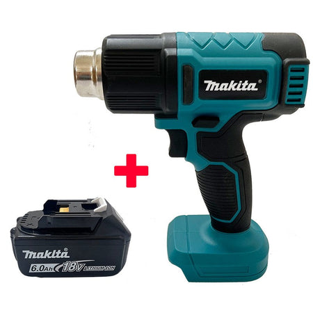 Makita Digital Display Electric Air Guns Cordless Heat Gun 2 Nozzles Industrial Shrink Wrapping Hot Air Gun for 20V Battery