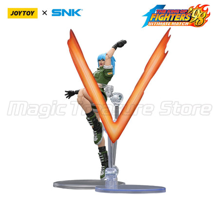 ?MT?JOYTOY 1/18 Action Figure SNK KOF'98UM Ikari Warriors Team Ralf Jones Clark Still Leona Heidern Toy Model Gift