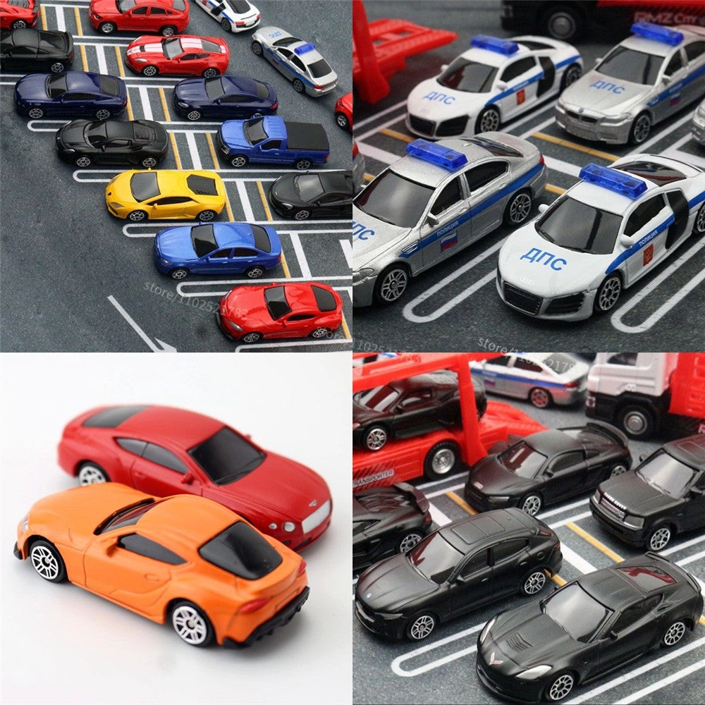 1:64 Lamborghini Aventador Car Model Replica Scale Diecast Miniature Art Chevrolet BMW VW Vehicle Collection Kid Boy Gift Toy