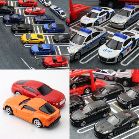 1:64 Lamborghini Aventador Car Model Replica Scale Diecast Miniature Art Chevrolet BMW VW Vehicle Collection Kid Boy Gift Toy
