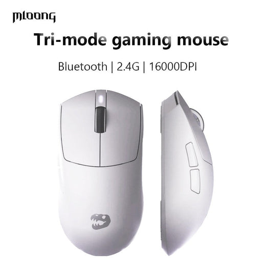 Ultralight Wireless Gaming Mouse TTC Micro Switches 16000DPI 1000Hz 3-Mode Web Driver for Small Hands RGB Indicator