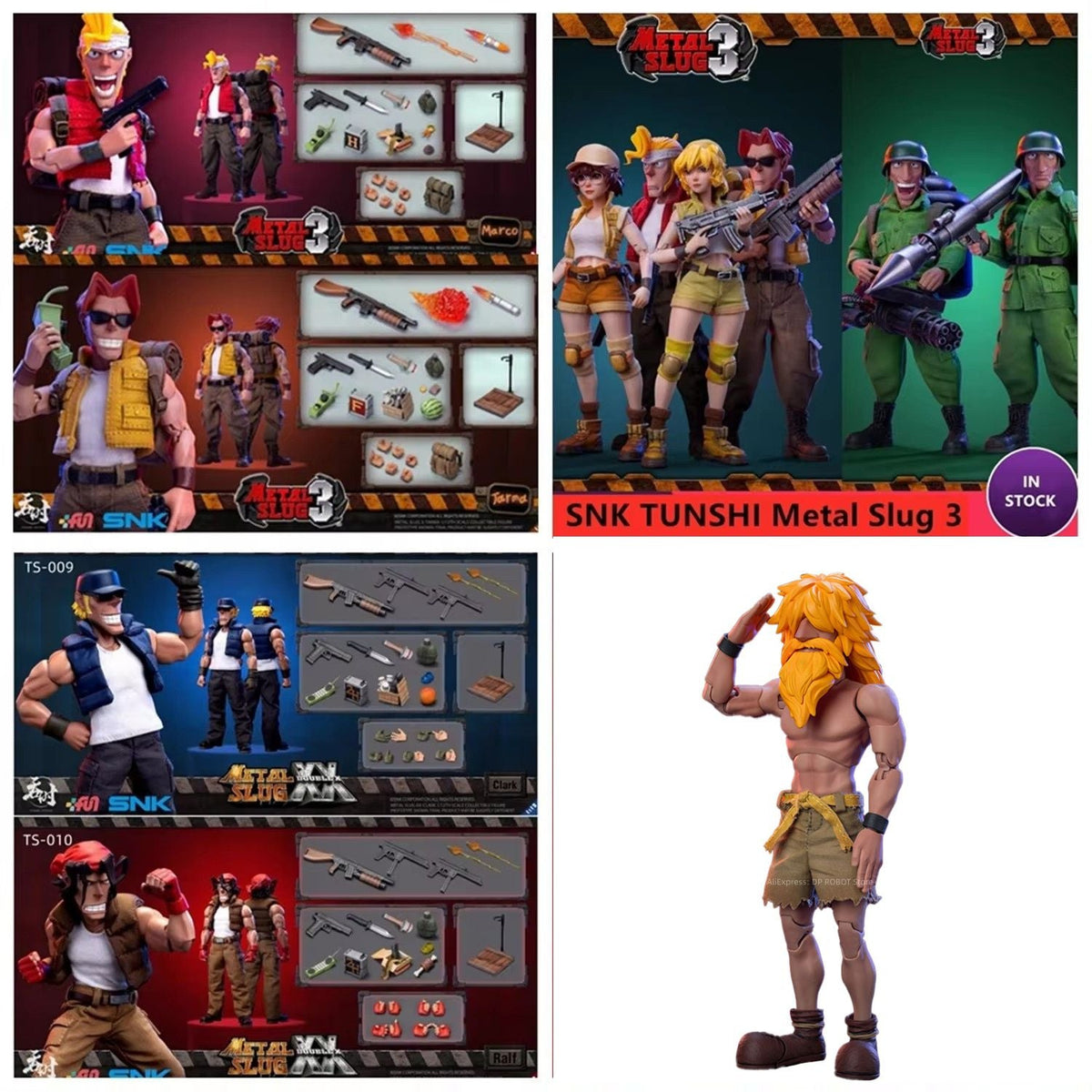 ?IN STOCK?TUNSHI Studio Original SNK Model Official Metal Slug 3 Marco Tarma Clark Still RALF JONES Rebel Soldier 1/12 Mecha Toy