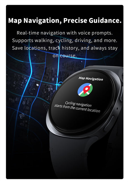 2026 Watch GPS Track Smart Watches For Men Women Sport Heart Rate Bluetooth Call NFC IP68 Waterproof Compass Smartwatch 8 Mini