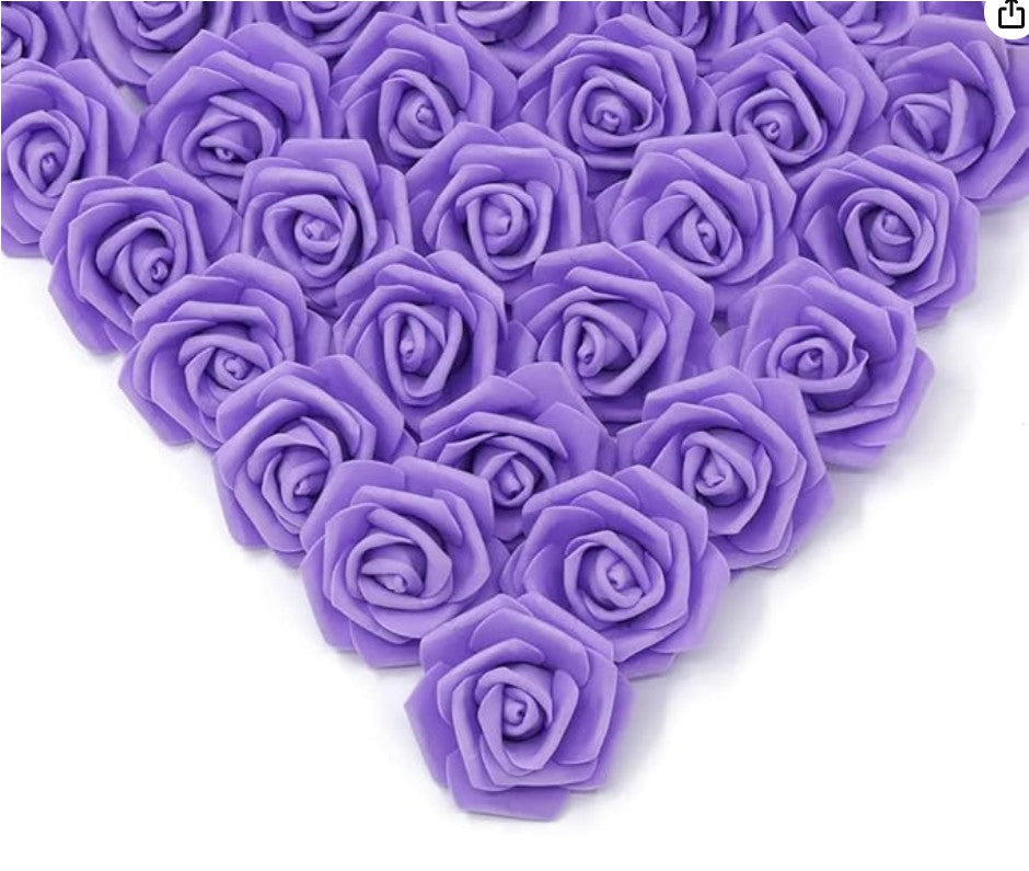 10/20/50Pcs Artificial Foam Rose Flowers PE Fake Flower for Home Room Dceor Wedding Party Halloween Thanksgiving Christmas Decor