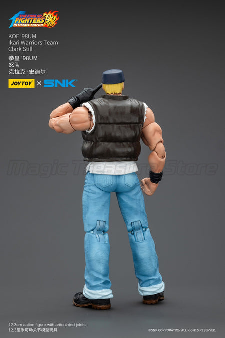 ?MT?JOYTOY 1/18 Action Figure SNK KOF'98UM Ikari Warriors Team Ralf Jones Clark Still Leona Heidern Toy Model Gift