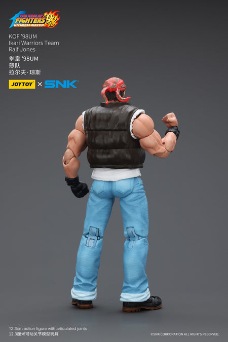 Warhammer SNK 1/18 Action Figures KOF 98UM Ikari Warriors Team Leona Heidern Ralf Jones Clark Still Stage Base-Japan Street