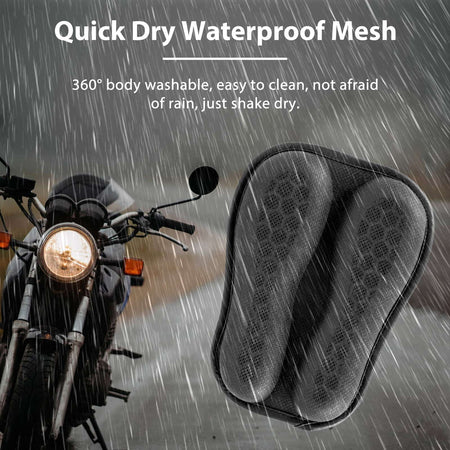 Motorcycle Seat Cushion Non-slip 3D Breathable Mesh Structure Soft and Comfortable Sun Protection Motorcycle Accessories