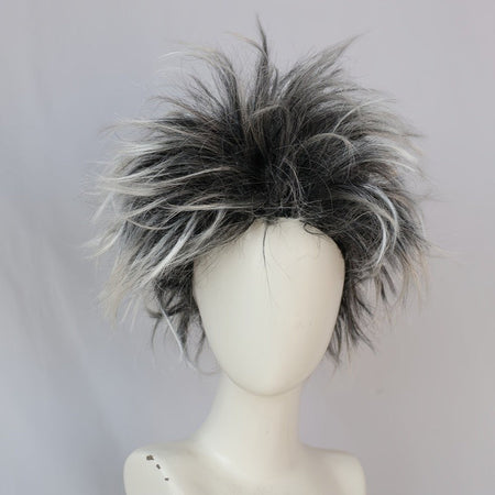 Beggar wig universal performance synthetic wig for man and women funny madman cosplay wig, messy madman wig, wild man wig