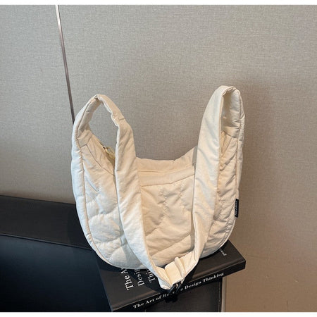 New Commuting Crossbody Bags for Women Fashion Texture and Simple Hobo Shoulder Bag Large Capacity Versatile Bags for Travel