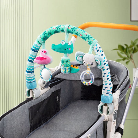 Baby Toy Toddler Cribs Cradles Hanging Bell Baby Stuff Newborn Stroller Stroller Play Arch Bed Toys for Babies 0 12 Months