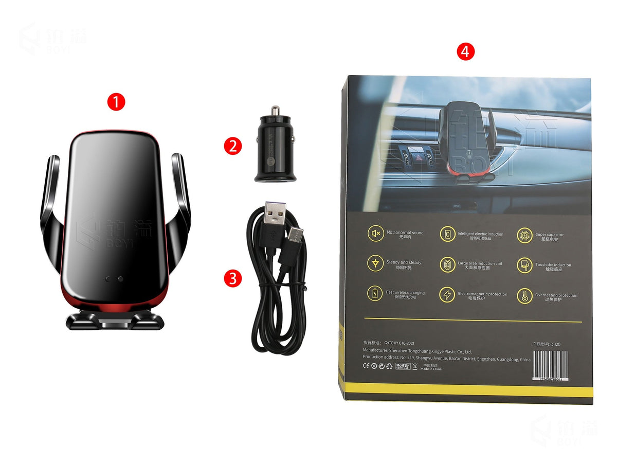 Phone Holde Car For Benz GLE W166 2015-2019 Mobile Support Special Fixed Bracket Base Wireless Charging Stand Accessories