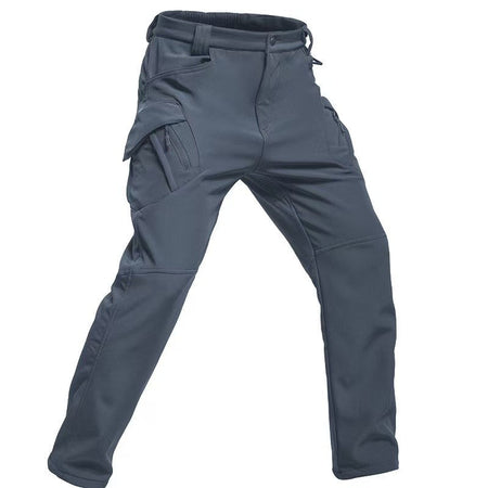 Men's Winter Autumn Fleece Softshell Pants Tactical Military Combat Cargo Trousers Hiking Camping Climbing Casual Sportwears