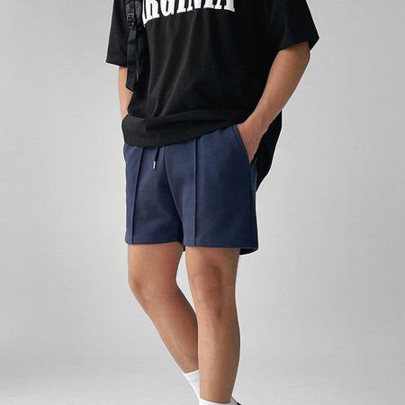 Korean Version of Fitness Sports Cotton Shorts Men's Casual Outdoor Versatile Hip-hop Stretch Breathable Five-point Pants