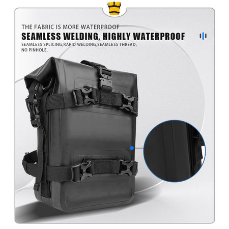 For BMW R1200GS R1250GS ADV For HONDA NC750X CB500X Motorcycle Frame Crash Bars Waterproof Bag Bumper Repair Tool Placement Bag